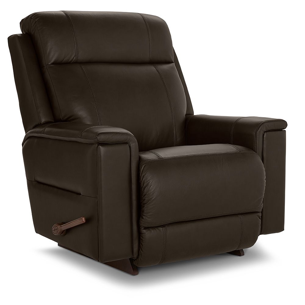 Ace Rocking Recliner Roberto Chocolate Leather
