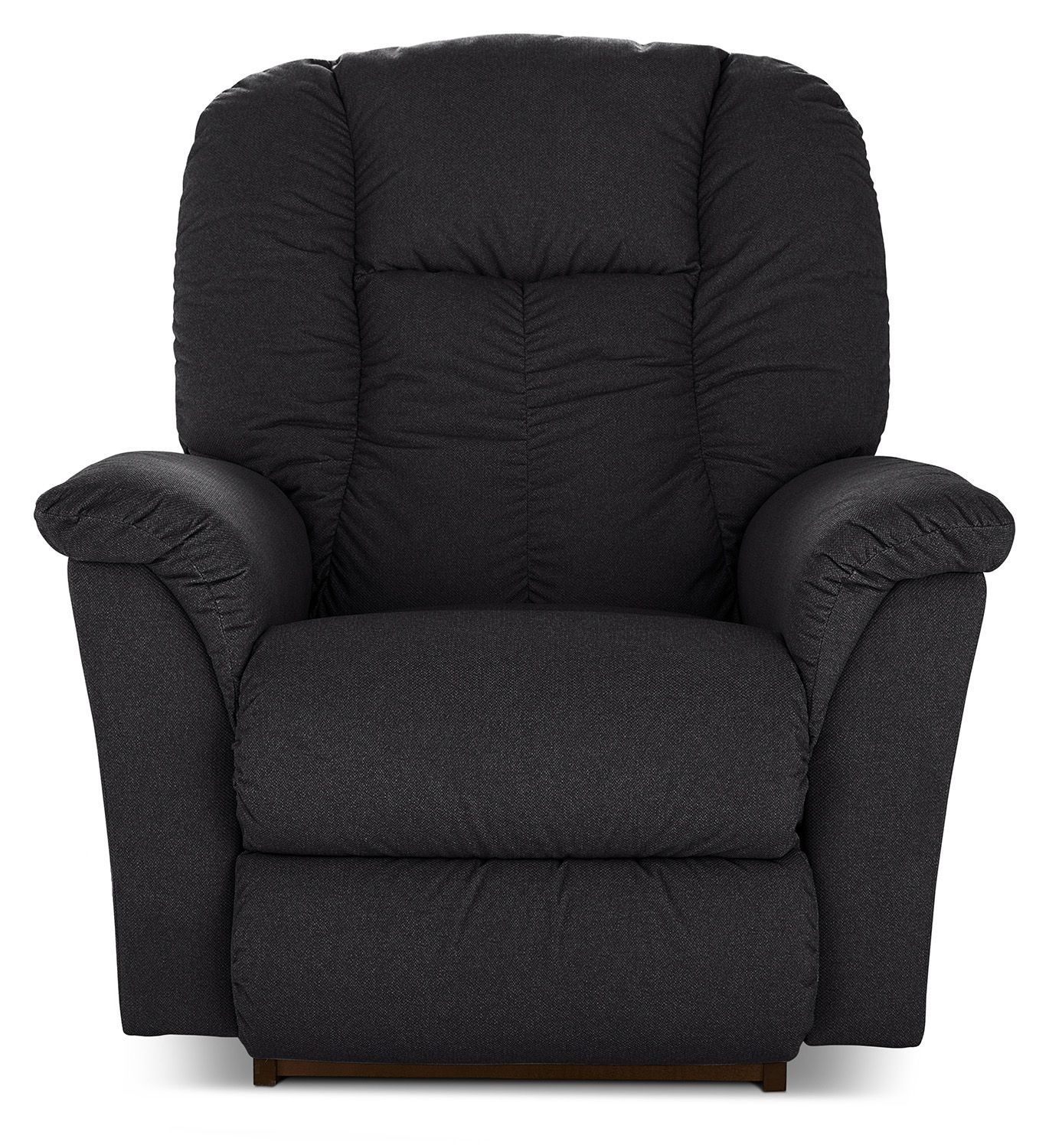 Jasper Power Rocking Recliner With Headrest, Lumbar - Galloway Navy Fabric