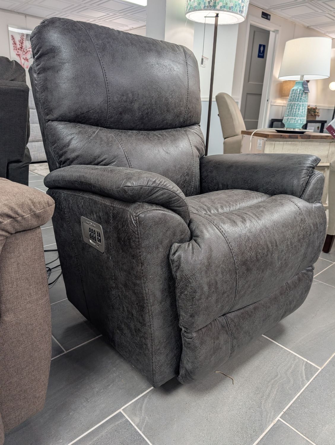 Trouper Power Rocking Recliner w/ Headrest Denver Tar FD