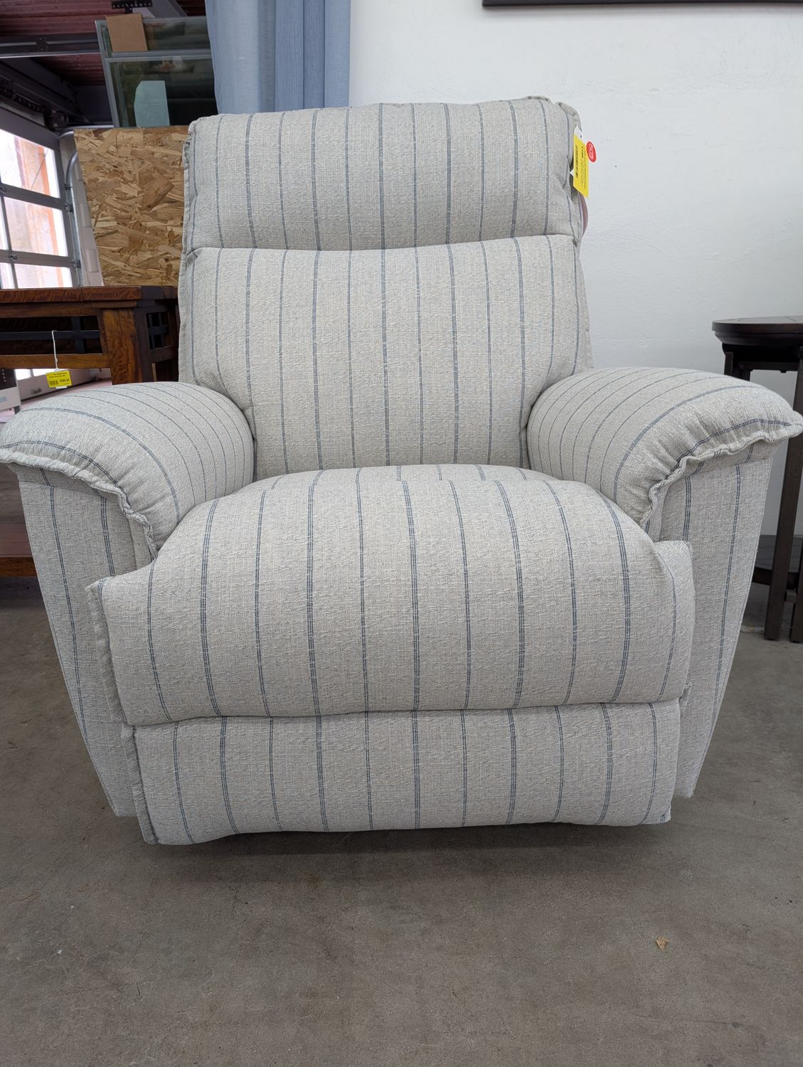 Jay Power Rocking Recliner w/ Headrest &amp; Lumbar I-Colantino Marble *Tempur Foam Seat*