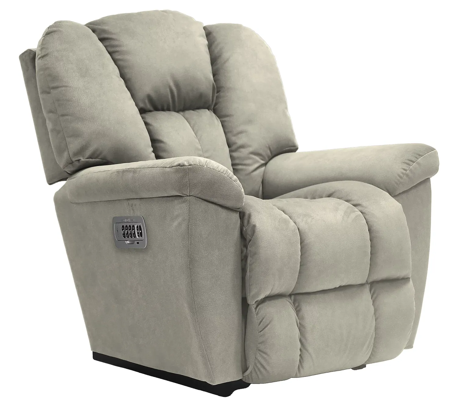 Maverick Power Rocking Recliner w/ Headrest &amp; Lumbar I-Kudos Oyster *Contour Cushion*