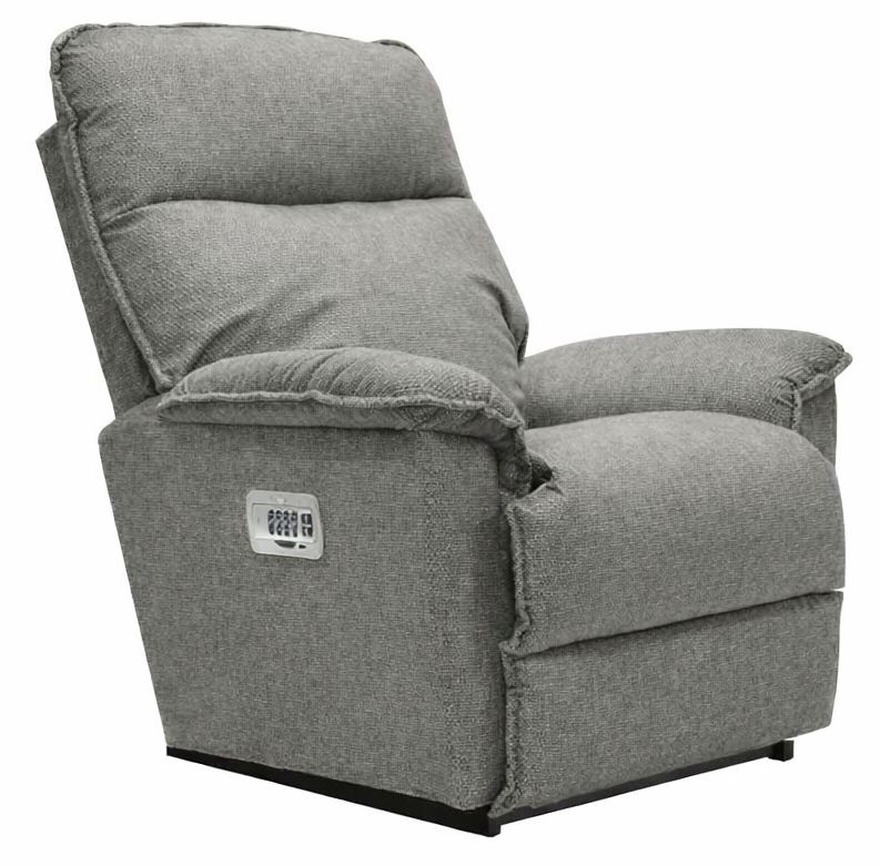 Jay Power Rocking Recliner w/ Headrest &amp; Lumbar I-Saxton Graphite *Tempur Foam Seat*