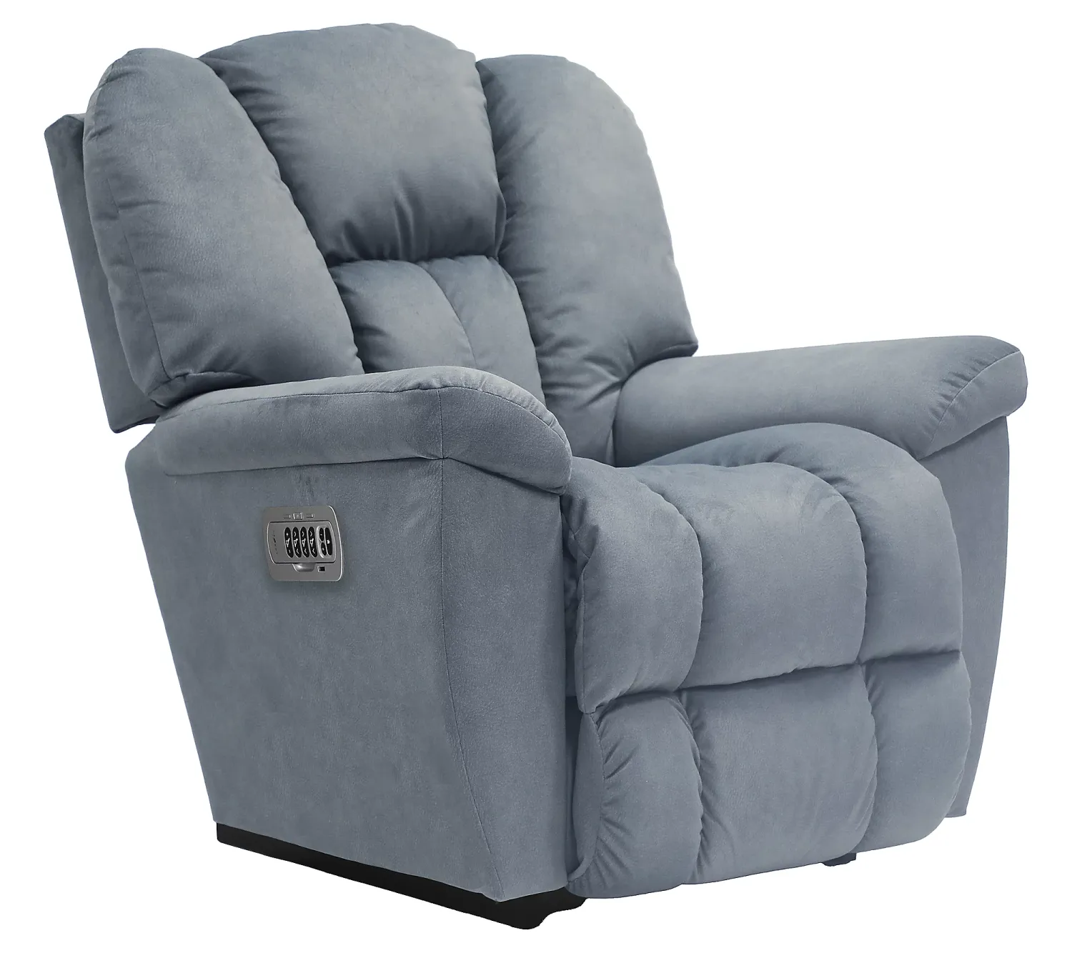 Maverick Power Rocking Recliner w/ Headrest &amp; Lumbar I-Kudos Powder *Contour Cushion*