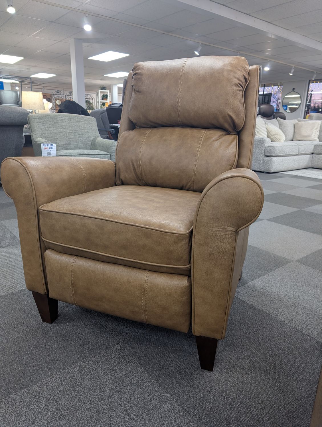 Maddox Leather Motion Chair Evolution Dude Ranch