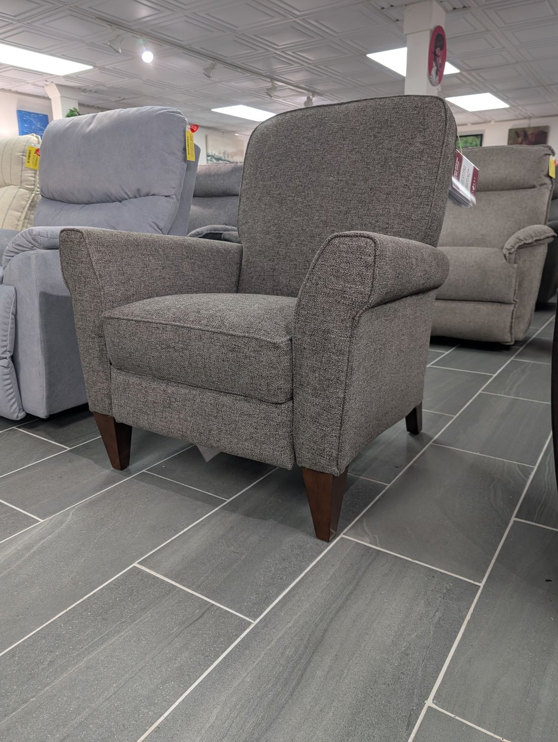 Haven High Leg Reclining Chair Ollie Granite