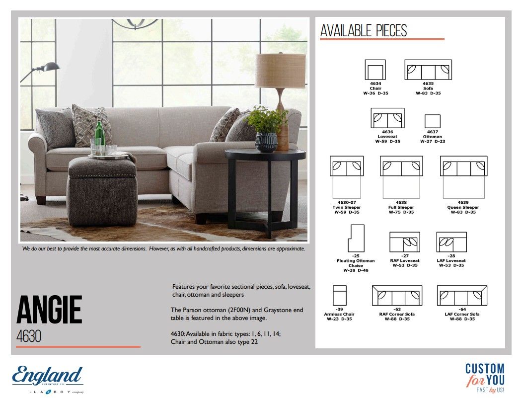 Angie Loveseat Mia Slate FD With Frame and Cushion Coil