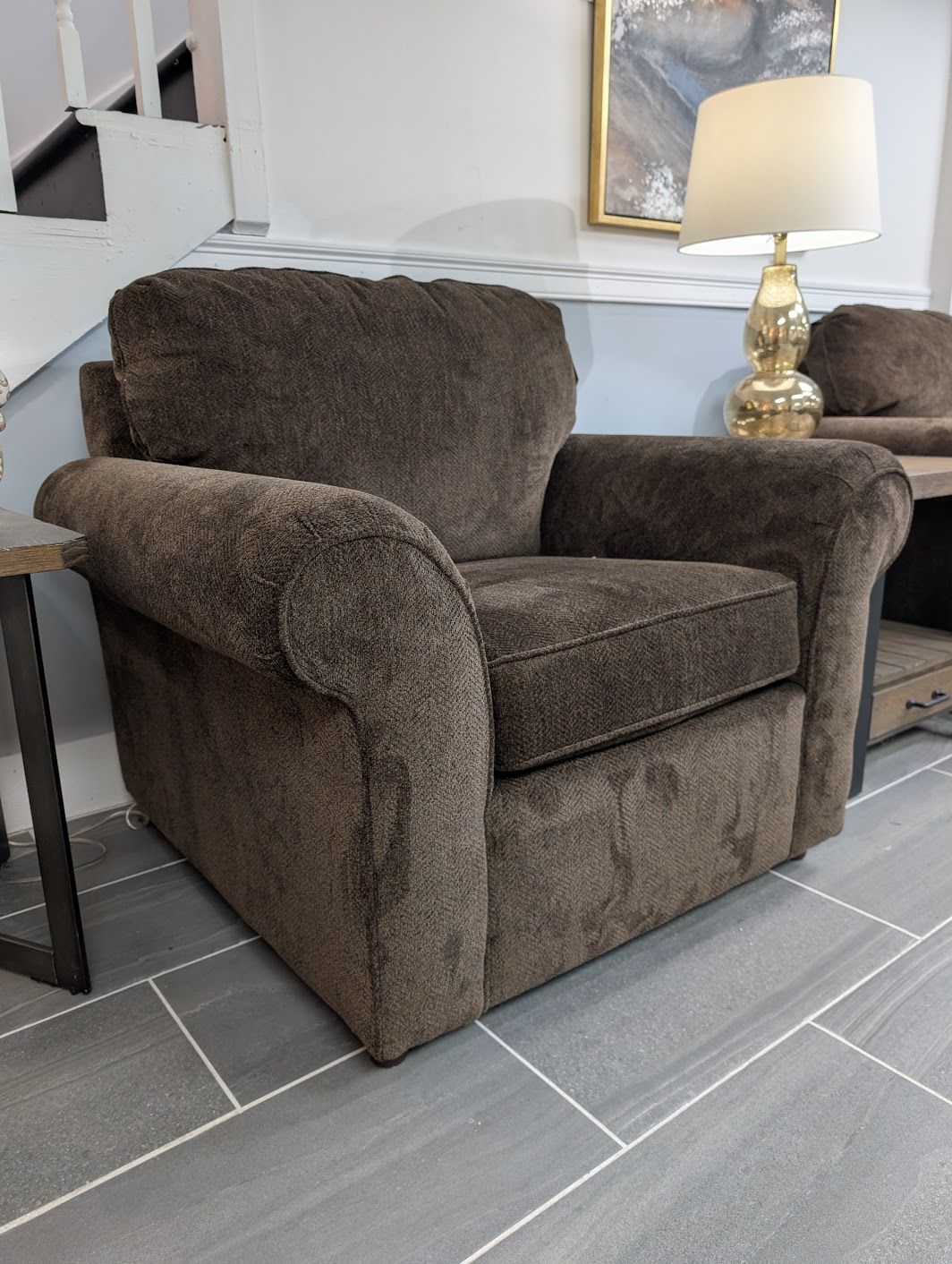 Malibu Chair Perdue Bark Frame and Cushion Coil Upgrade