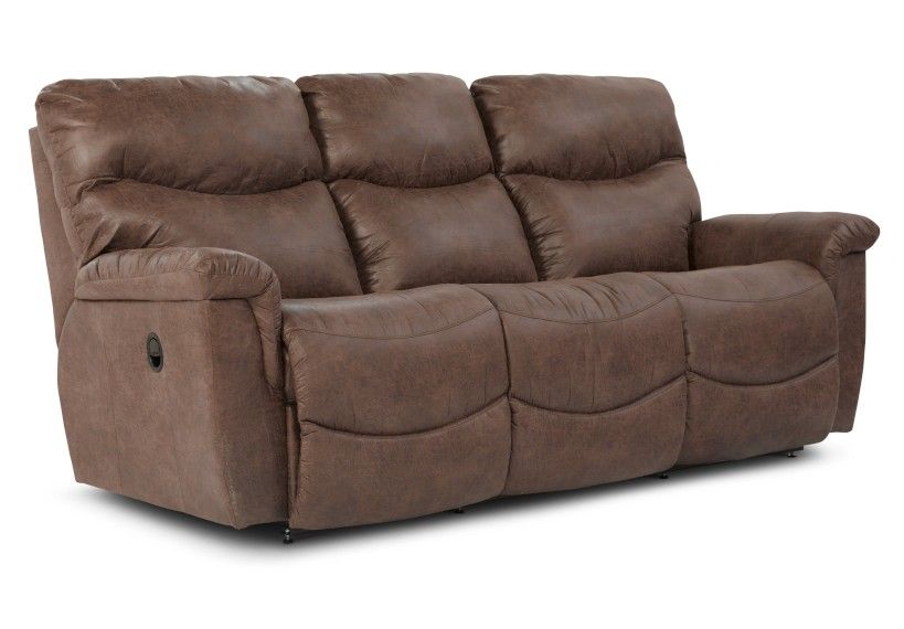 James Reclining Sofa - Palance Silt Fabric FD