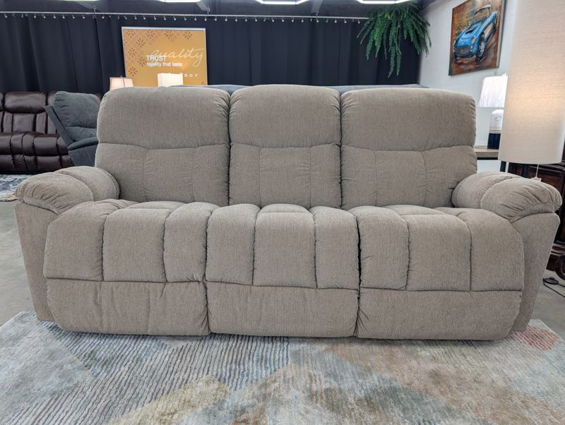 Morrison Reclining Sofa - Rome Saddle Fabric