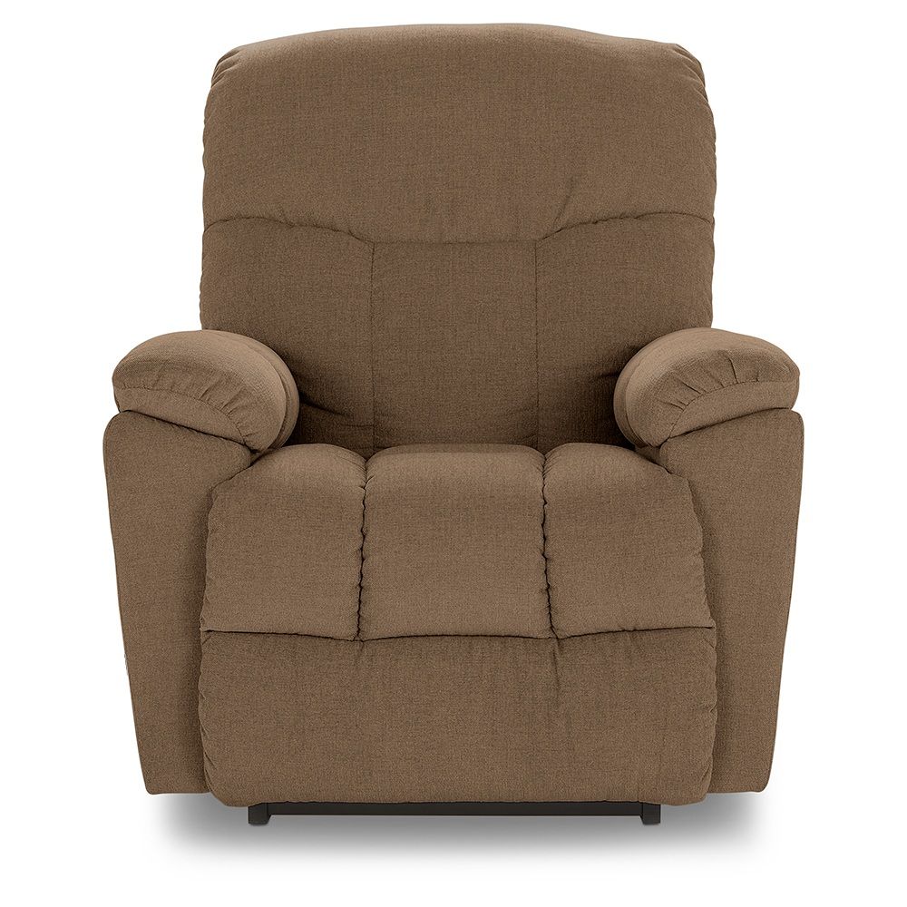 Morrison Power Rocking Recliner With Headrest, Lumbar - Rome Saddle Fabric