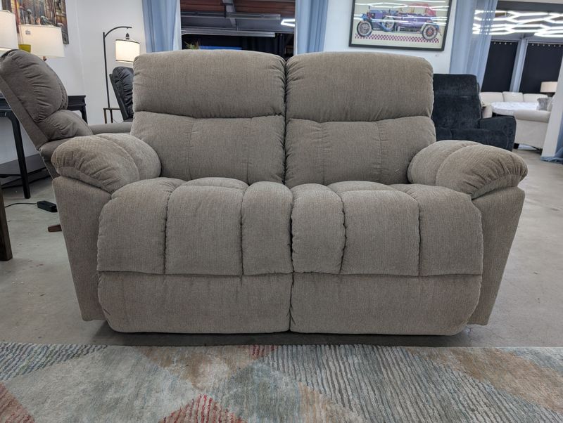 Morrison Reclining Loveseat - Rome Saddle Fabric