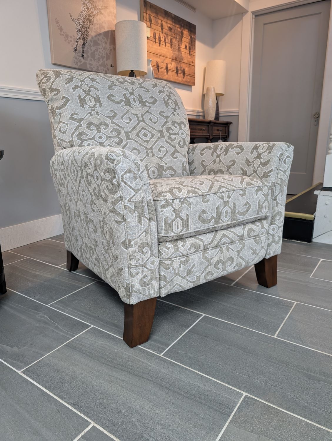 Riley High Leg Reclining Chair Wyoming Porcelain FD