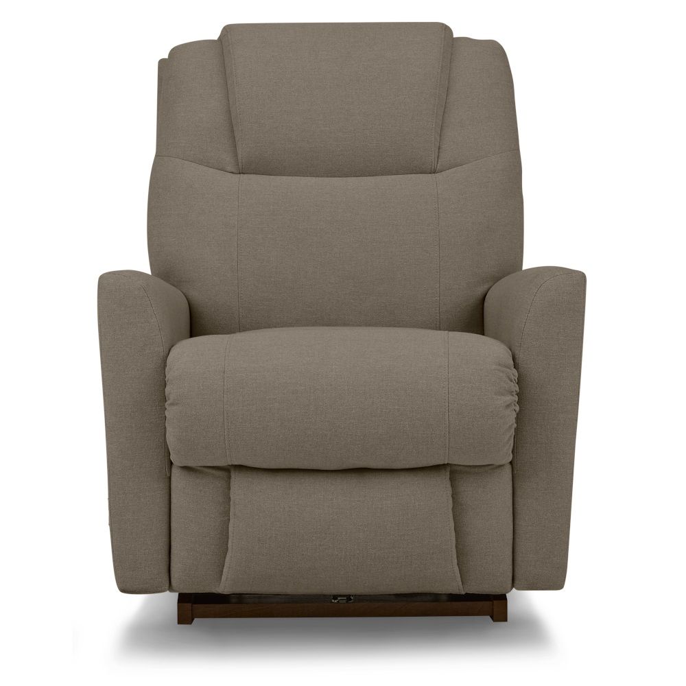 Sparrow Power Rocking Recliner With Headrest - i-Rene Mushroom Fabric