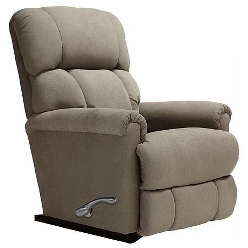Pinnacle Rocking Recliner Contour Cushion, Arc Handle - i-Hallandale Wicker Fabric
