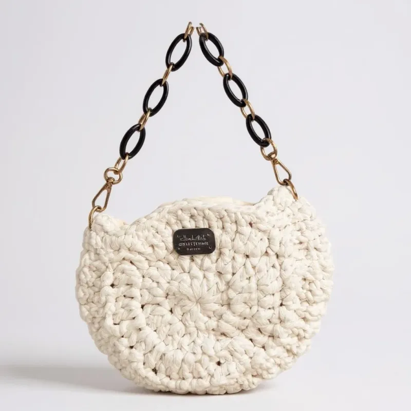 Sac Crochet Blanc « Fiona »