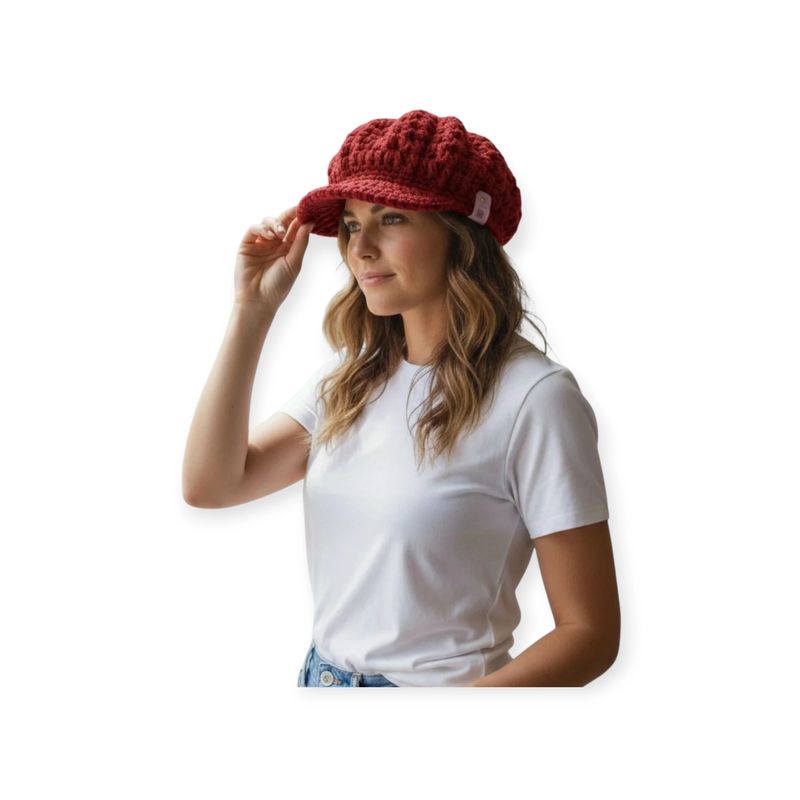 Casquette en crochet artisanale – Fait main