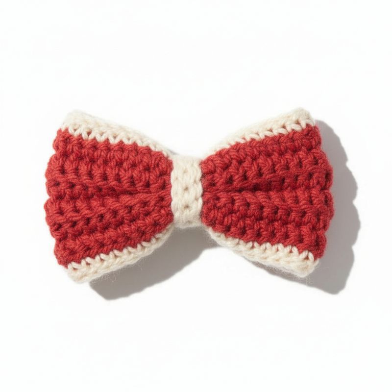 Barrette Nœud en Crochet