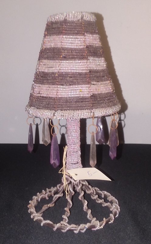 Beaded Candle Lamp