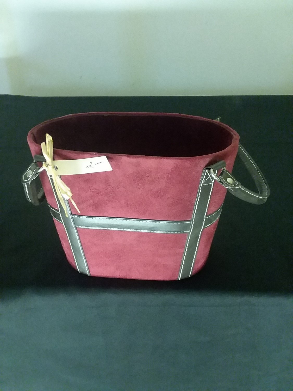 Velvet Purse Basket