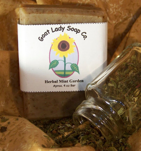 Herbal Mint Garden Soap - 5oz Bar