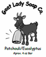 Patchouli Eucalyptus Soap - 4 oz Bar