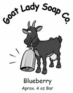 Blueberry Soap - 5oz Bar