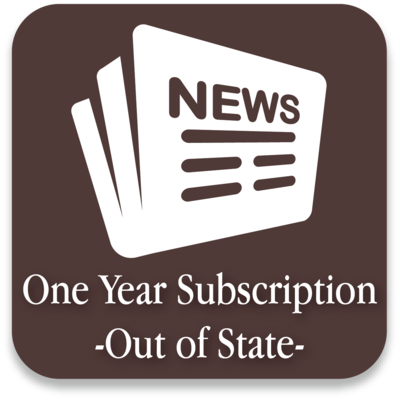 One Year - Out of State Subscription