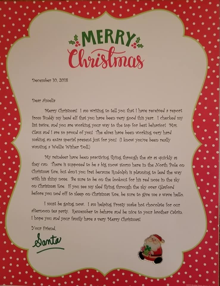 Personalized Letter from Santa - 3 Kids