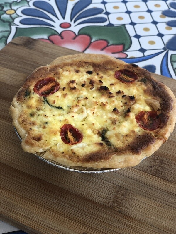 Spinach Feta Quiche (Pre-Order)