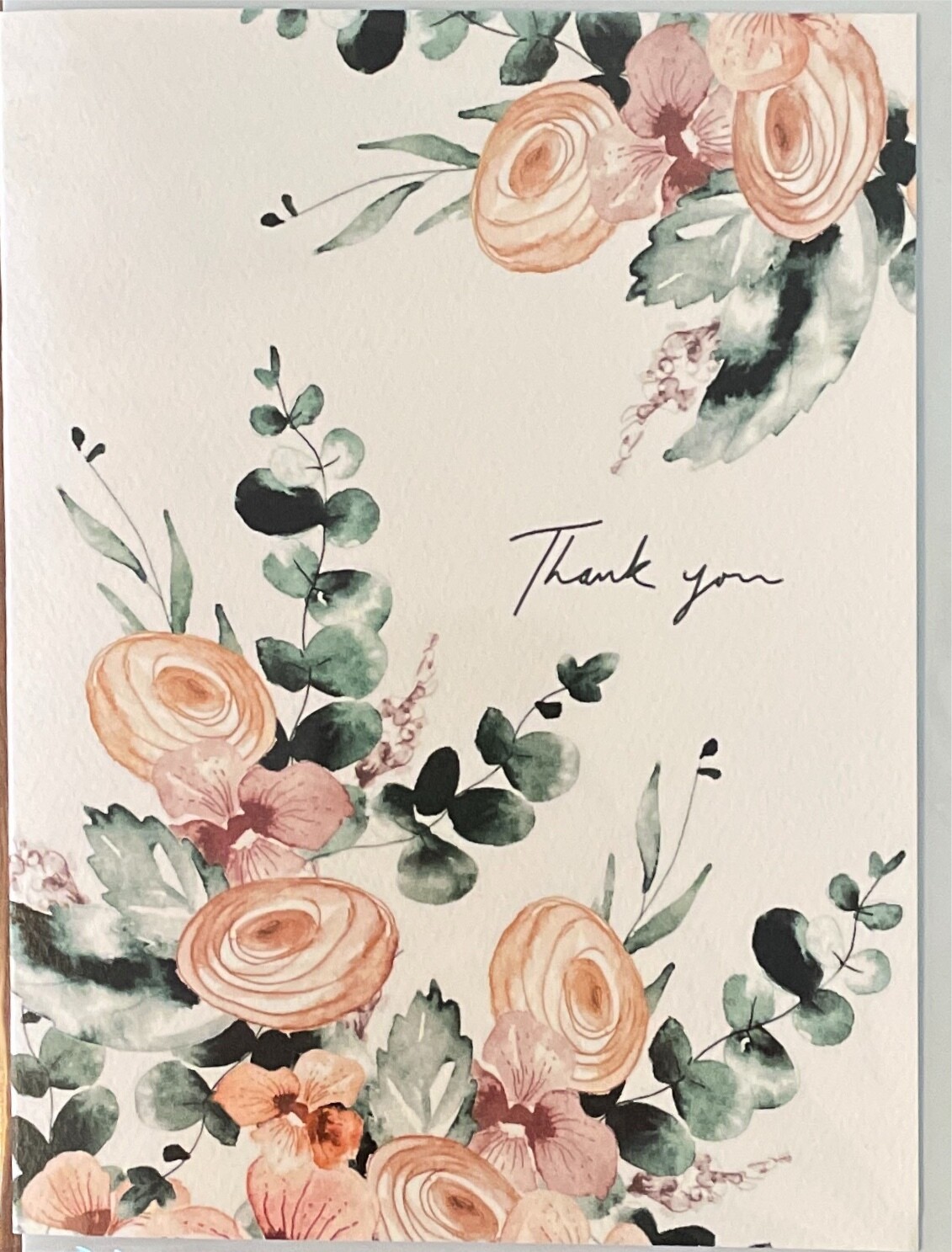Card - "Thank You" Flowers