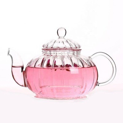 Teapot (Glass) With Infuser and Lid (20oz.)