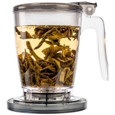 TEALYRA - 32oz rapidTEA Maker - Loose Tea Teapot, Bottom Dispensing