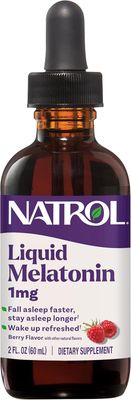 Natrol Melatonin 1 mg Sleep Liquid Berry 2 OZ