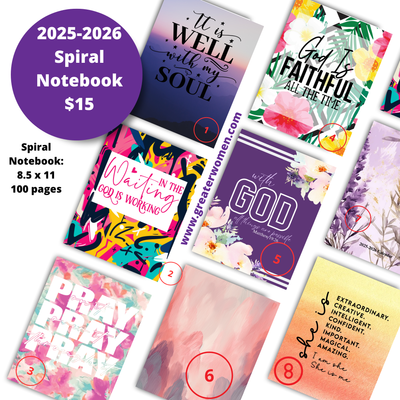 2025-2026 Spiral Notebooks