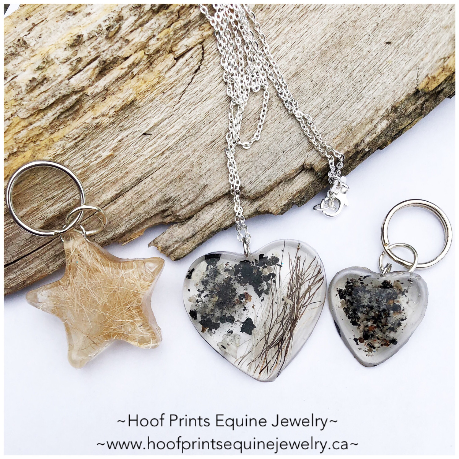 Large Resin Heart Necklace