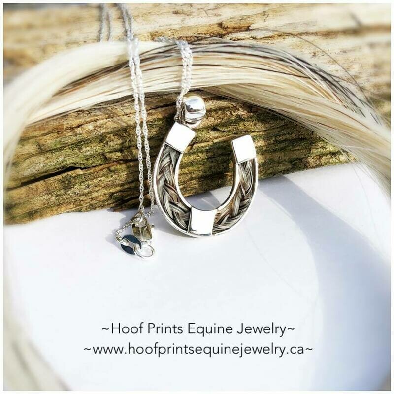 Sterling Silver Horseshoe Pendant