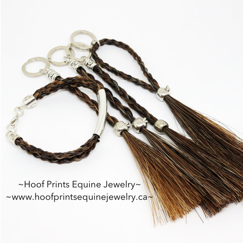 Looped Tassel Keychain
