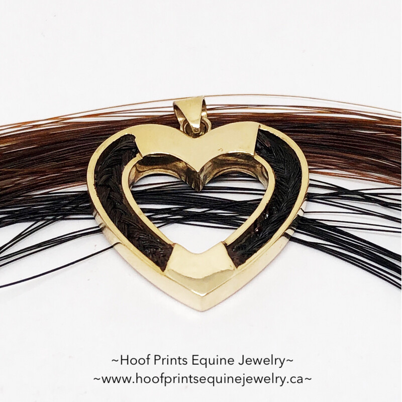 10K Solid Gold Heart