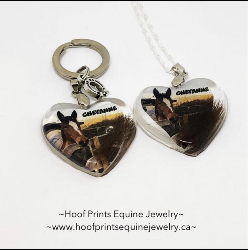 Resin Photo Keychain