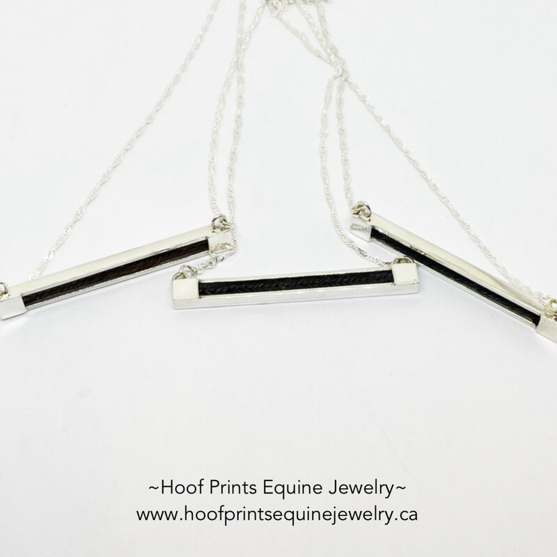 Sterling Silver Bar Pendant