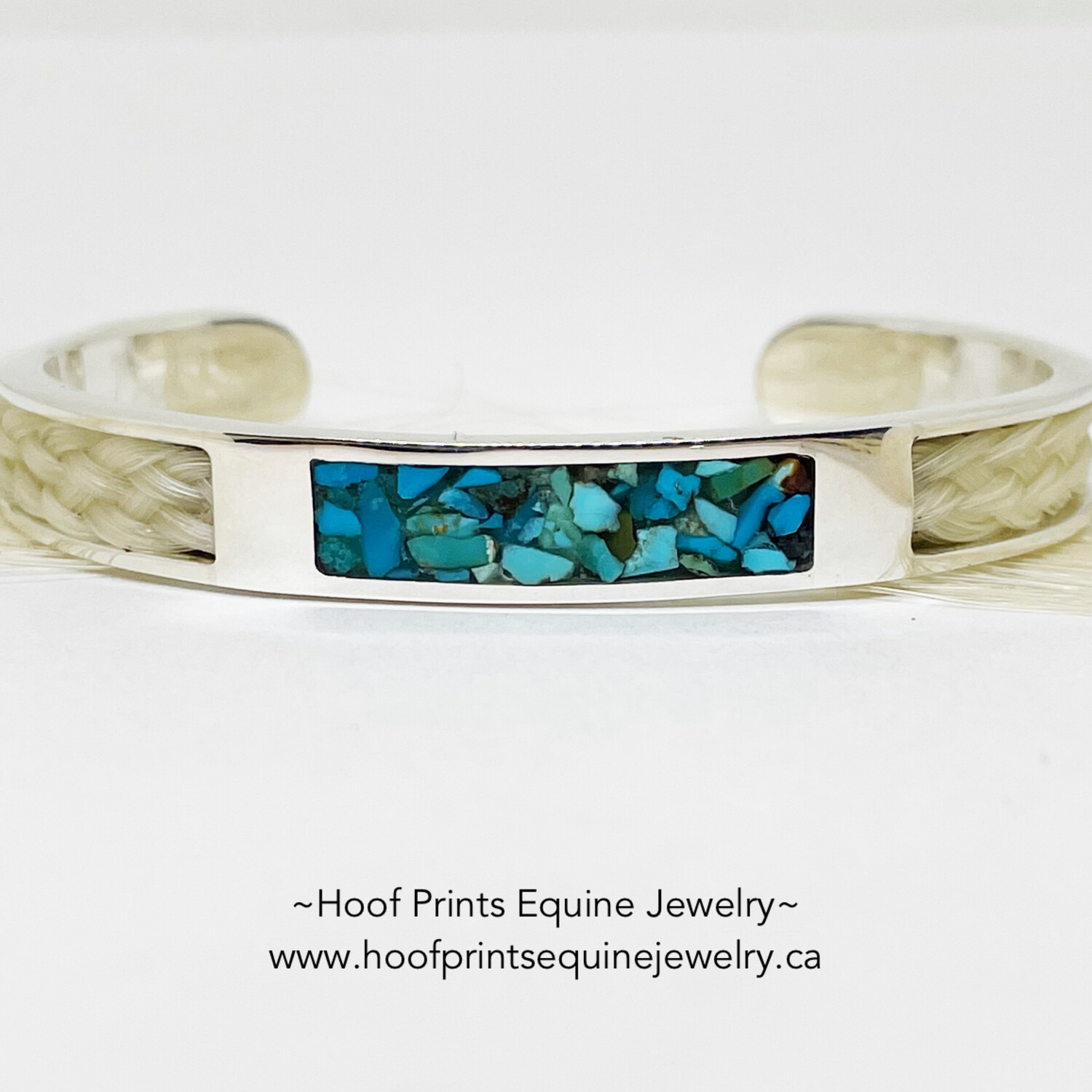 Sterling Cuff - Turquoise or Garnet