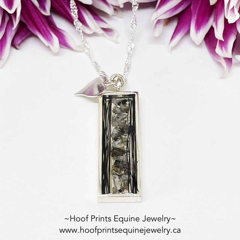 Sterling Silver Resin Pendant