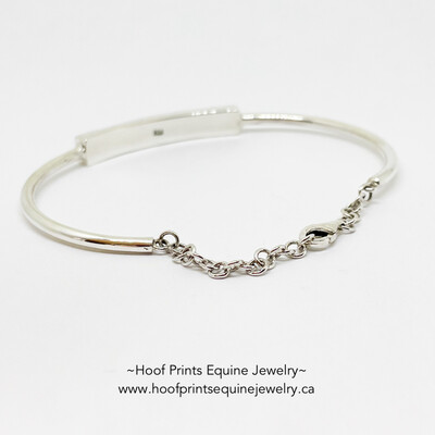 Adjustable Sterling Bar Bracelet