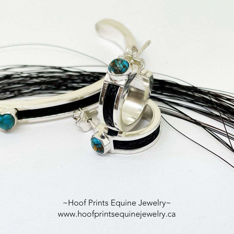 Turquoise Foal Earrings