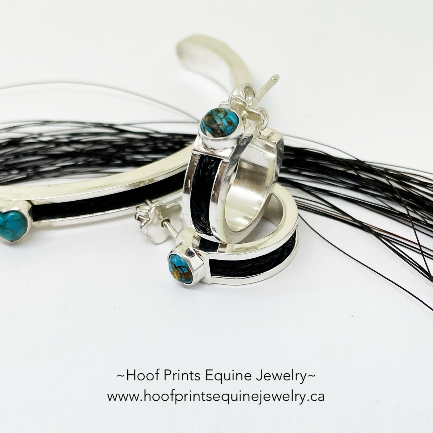 Turquoise Foal Earrings