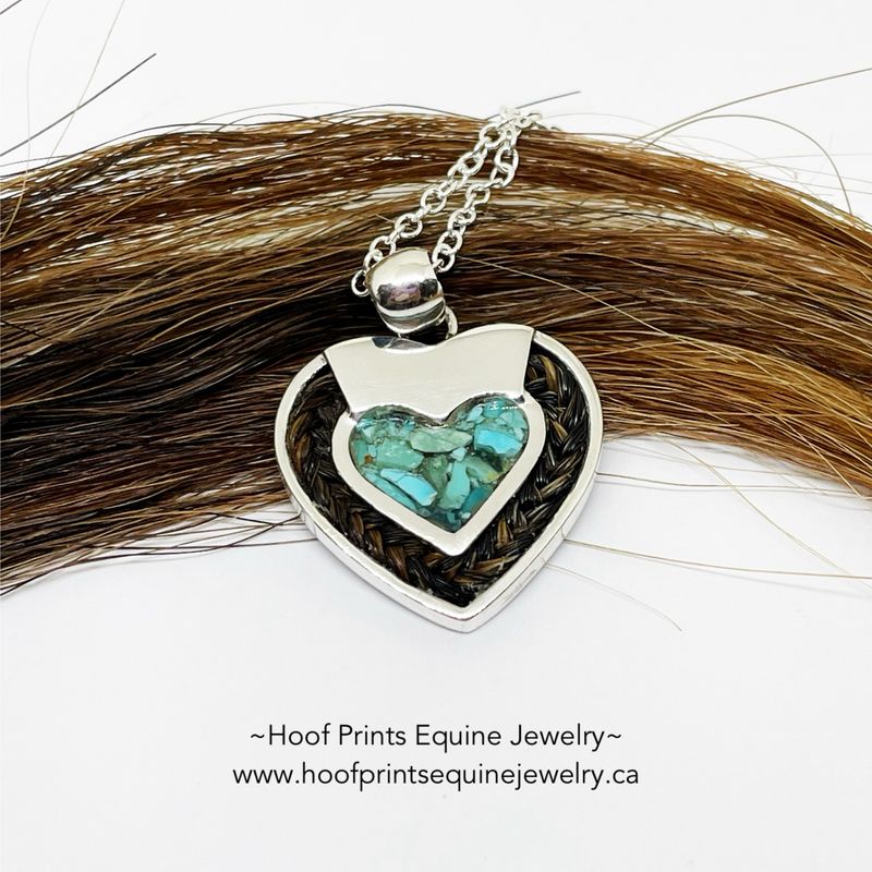 Turquoise Heart Pendant