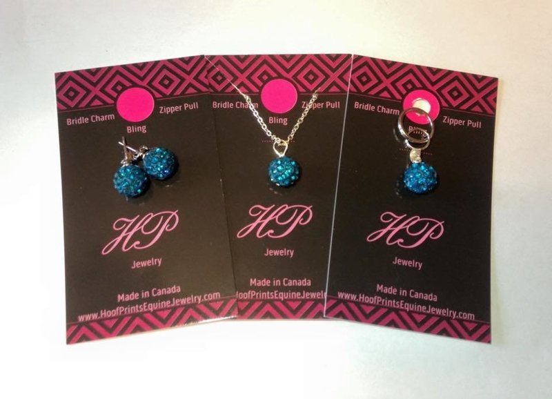 Teal earrings