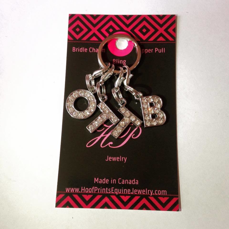 Rhinestone Monogram Letter Charm &#39;A&#39;