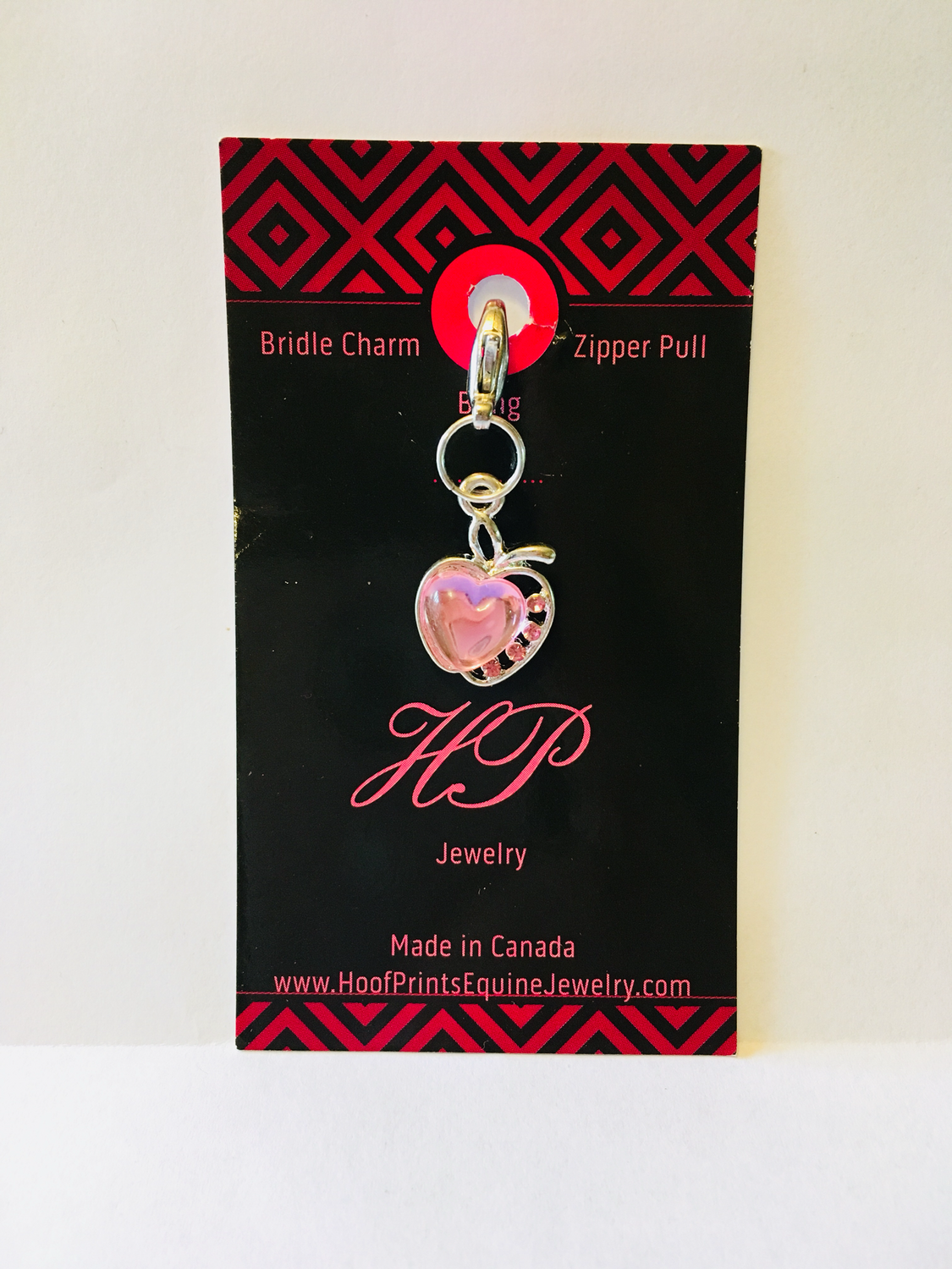 Pink Apple Charm 