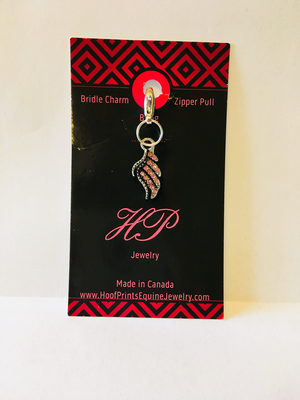 Pink Angel Wing Charm 